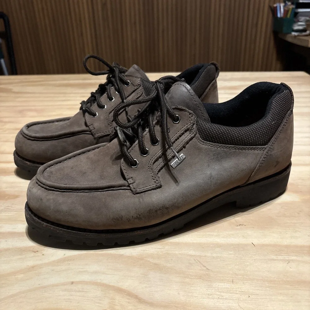Eddie Bauer Gore Tex Men's Brown Casual Oxford Shoes Sz 12 W